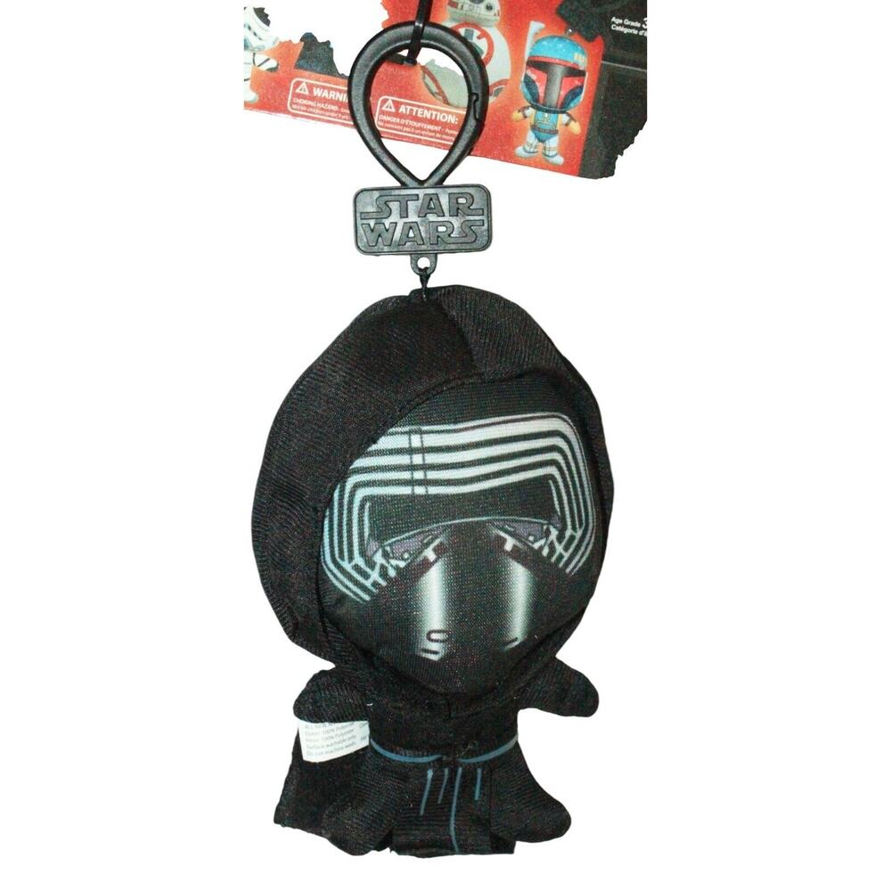 Kylo Ren 5.5" Clip-on Series 1 Plush Toy Figure - Disney Star Wars Force Awakens